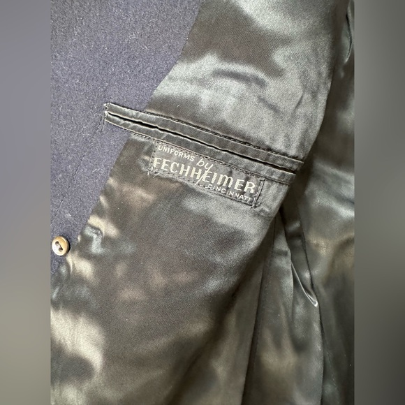 Fechheimer Wool Policeman's Blue Dress Peacoat 35L x 20W - Picture 4 of 5